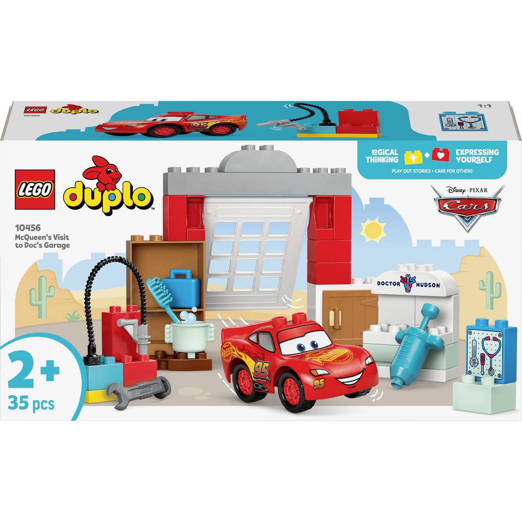 10456 LEGO® DUPLO® McQueen'ler Doktorun Atölyesini Ziyaret Ediyor.