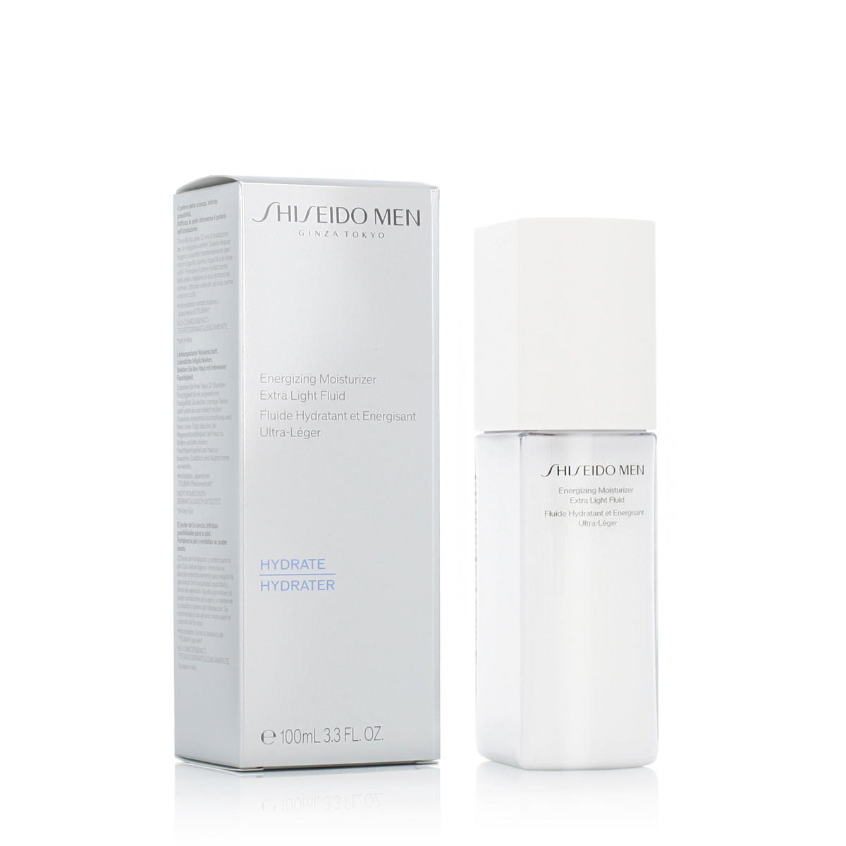 Shiseido Bărbați Energizantă Îngrășământă Fluid Extragalben 100 ml