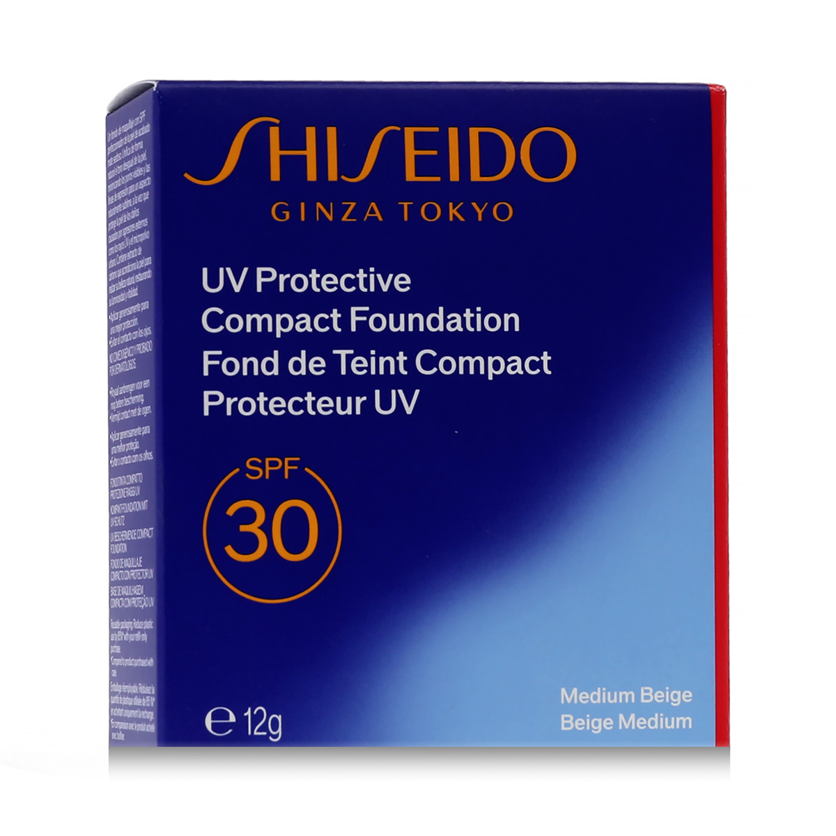 Shiseido Fond de Piele Protejantă UV Compact SPF 30 (Beig Medium) 12 g