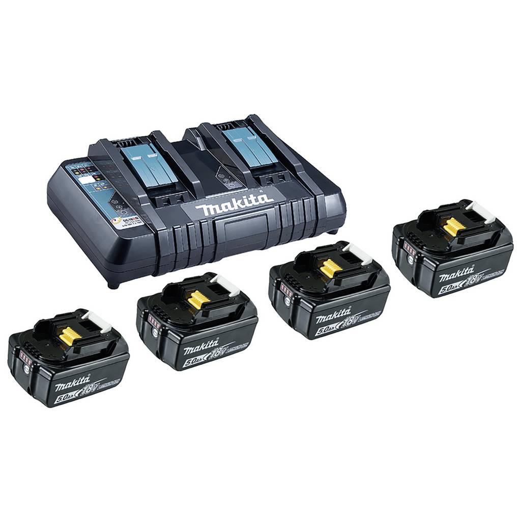 Makita 199483-0 BL 1850B + DC18RD Tool battery and charger 18 V 5 Ah Li 199483-0
