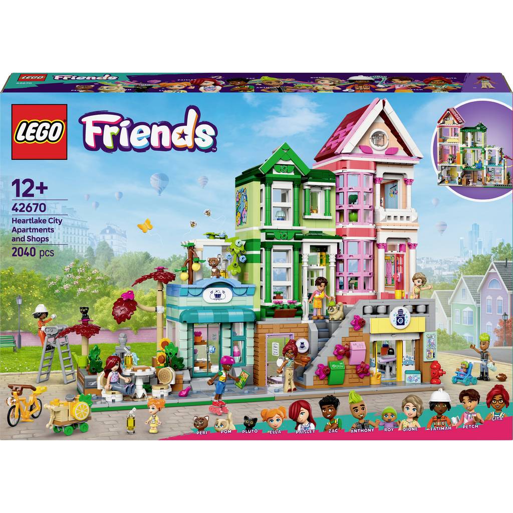 42670 LEGO® FRIENDS Heartlake City residential and shopping street 42670