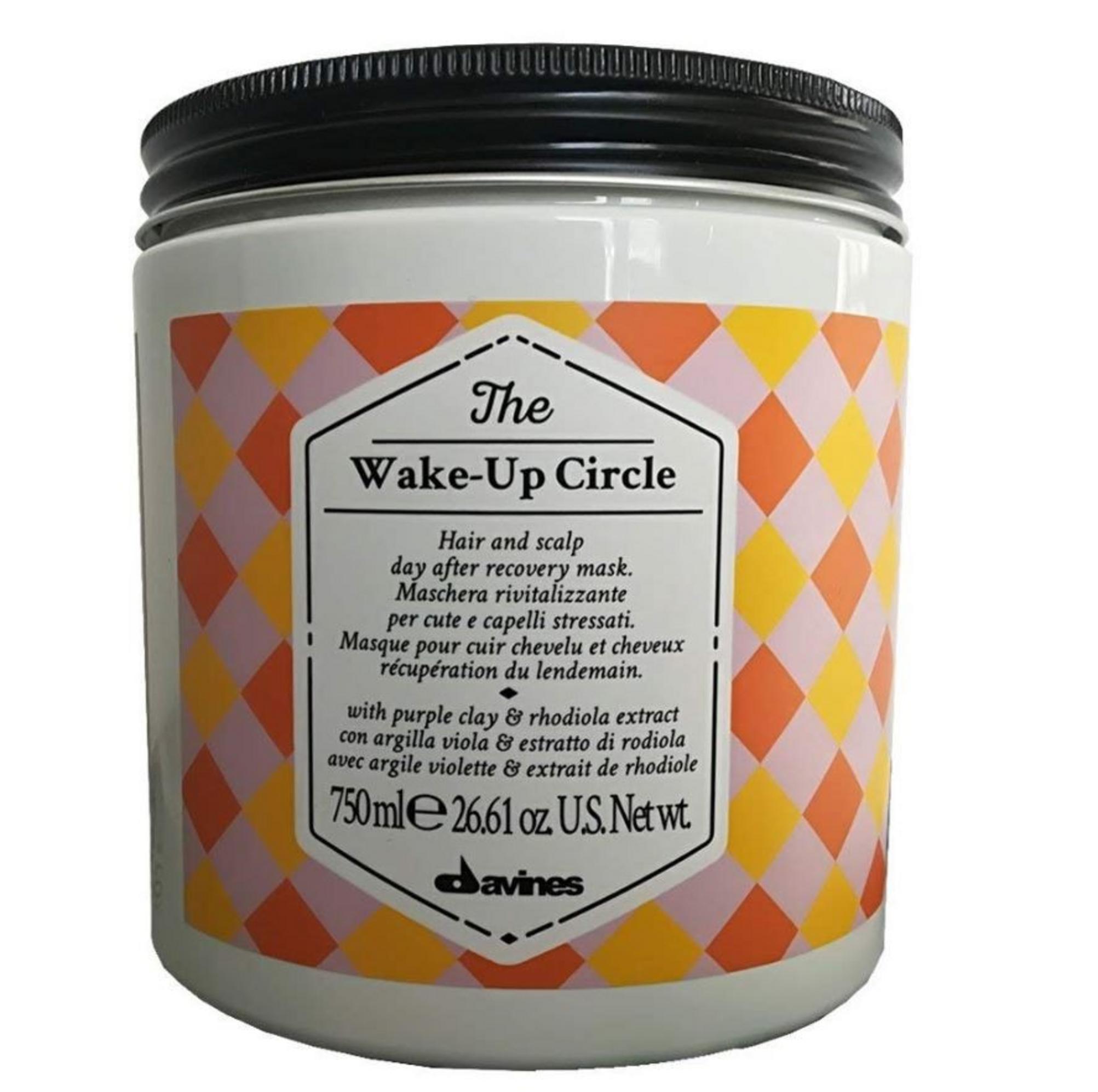 Davines, The Wake-Up Circle, Hair Treatment Clay Mask, Restoring, 750 ml