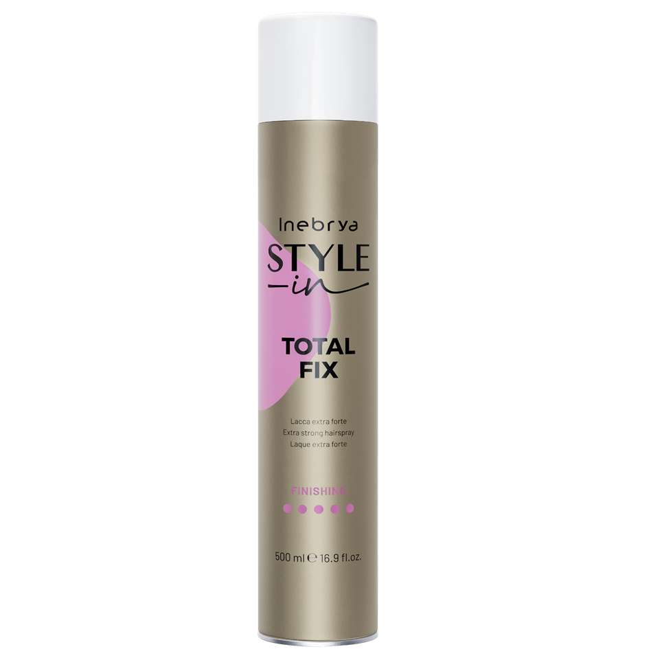 Inebrya, Style-In, Spray pentru păr, pentru modelare, fixare extra puternică, 500 ml