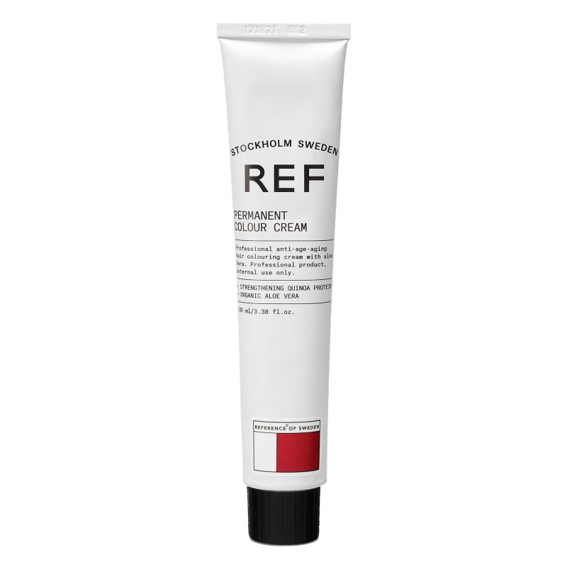 Stockholm Ref, Color permanentă, Vegetarian, Păr colorant permanent, 6.4 Blond cu oțel închis, 100 ml