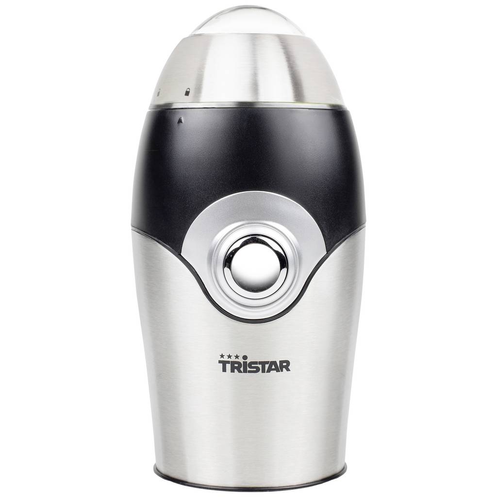 Tristar KM-2270 Bean grinder Stainless steel, Black KM-2270