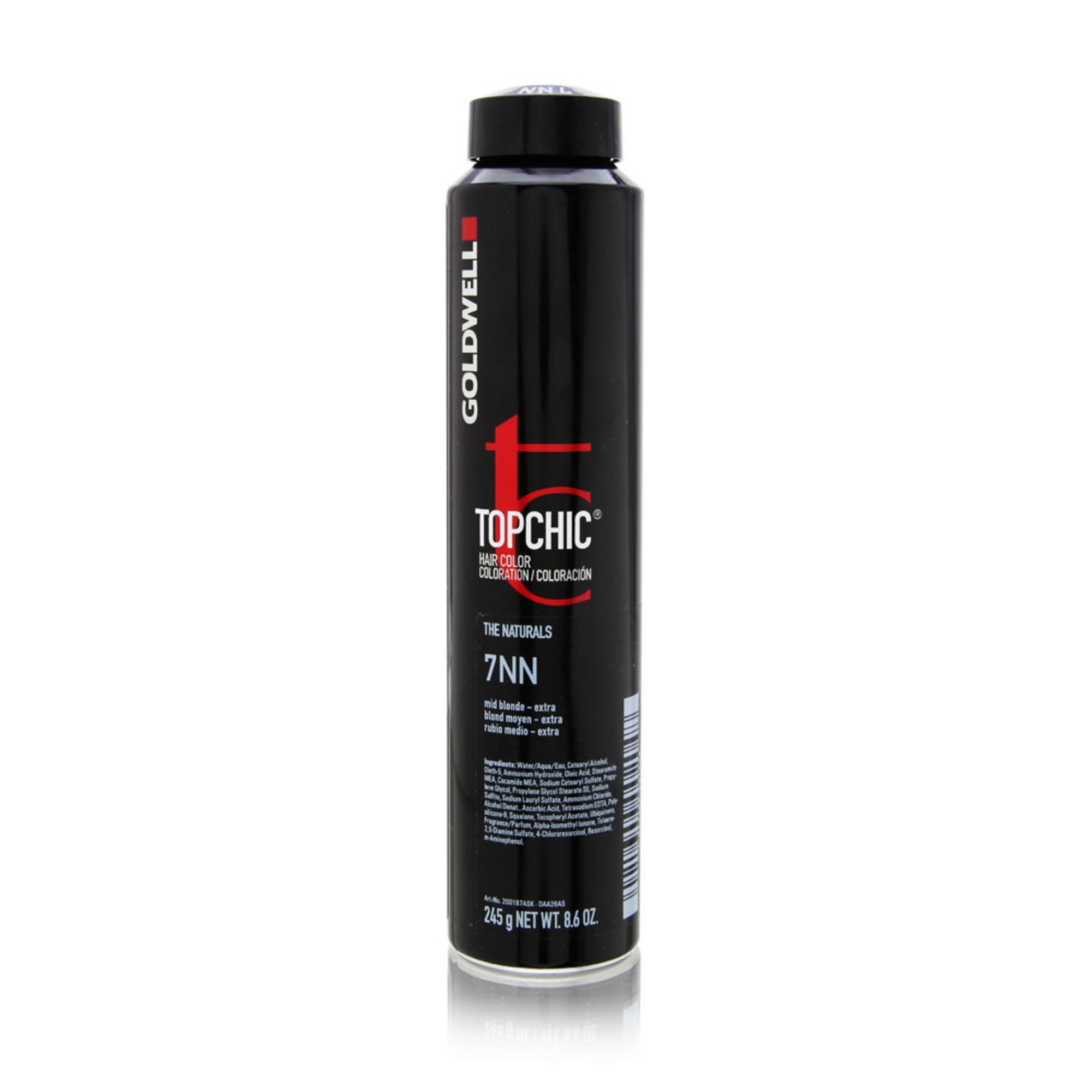 Goldwell, TopChic, Pălăria de păr permanentă, 7 NN Mid Blond Extragalben, 250 ml.