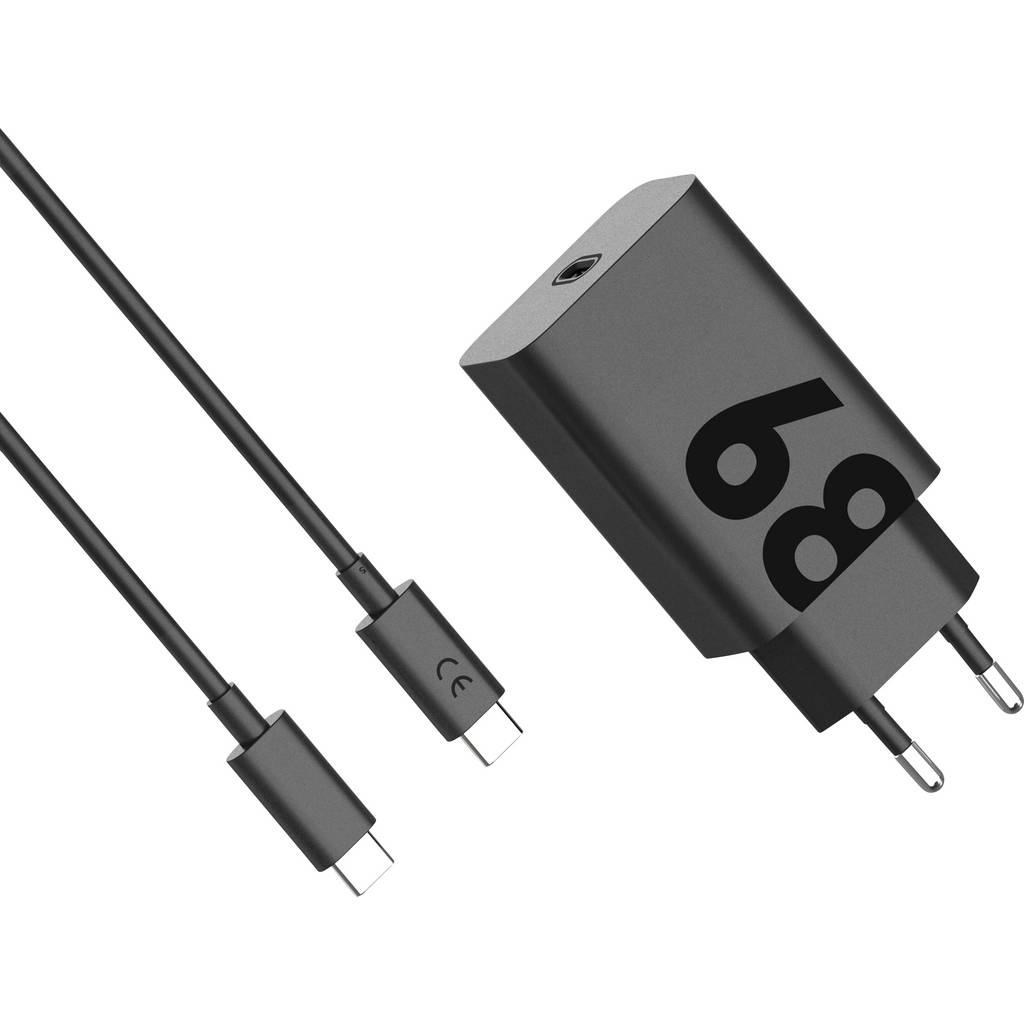 MotoRoza USB şarj cihazı 68W USB-C ^{®} Güç Teslimatı 3,0 Siyah SJMC682