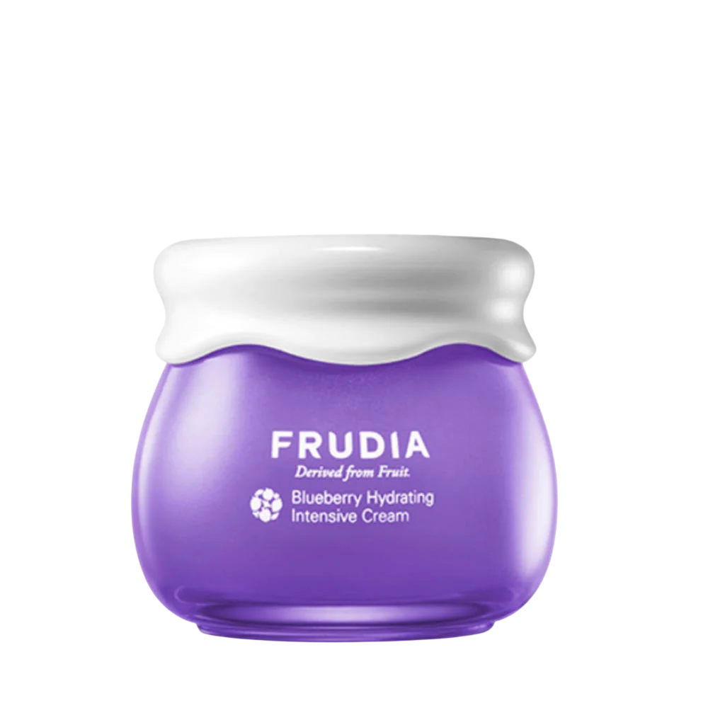 Frudia, Meyvedlerden Geliyor, Mavi Beyaz Çilek, Yoğun Nemlendirme, Krem, Yüz İçin, 10 g