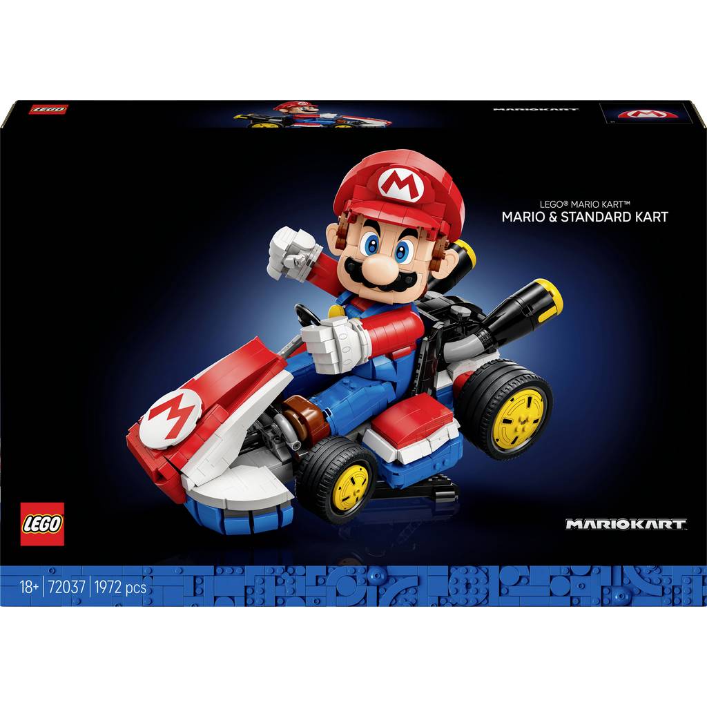LEGO® Super Mario™ Mario Kart: Mario și Standard Kart 72037