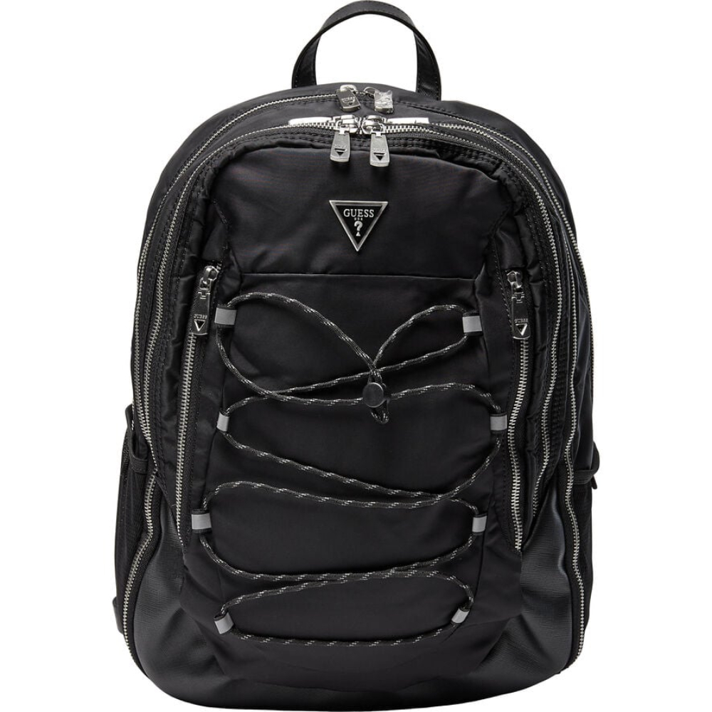 Guess, Certosa, Nylon, Textile Crossbody Bag, Black, HMECRNP2209, 33 x 46 x 15 cm, For Men