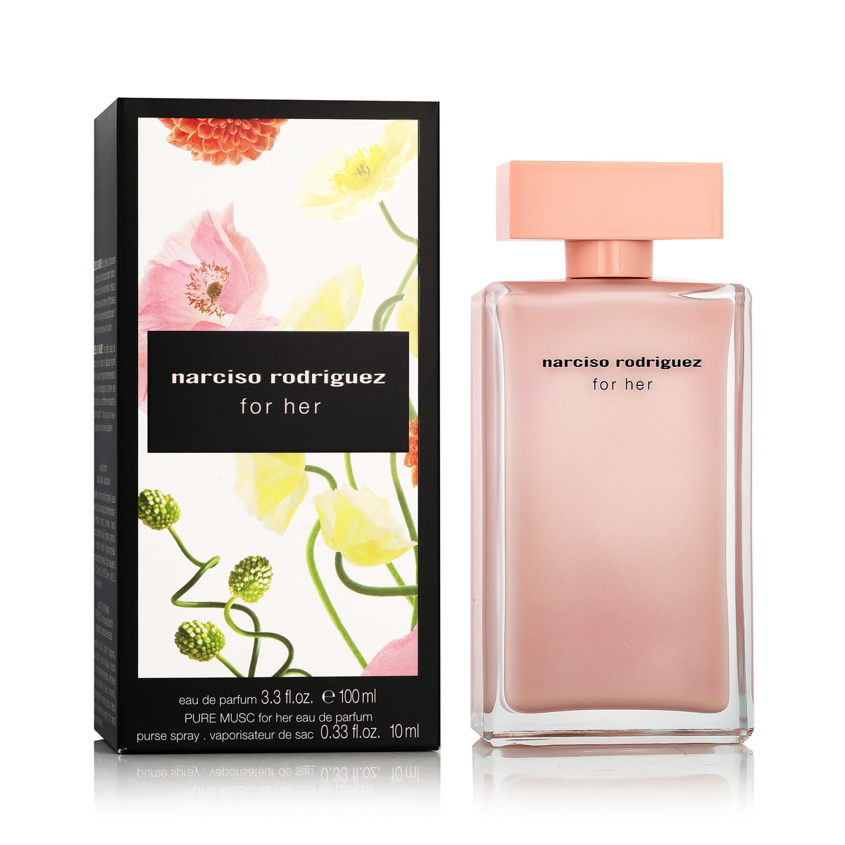 Narciso Rodriguez For Her EDP 100 ml + EDP MINI Pure Musc 10 ml (femeie)