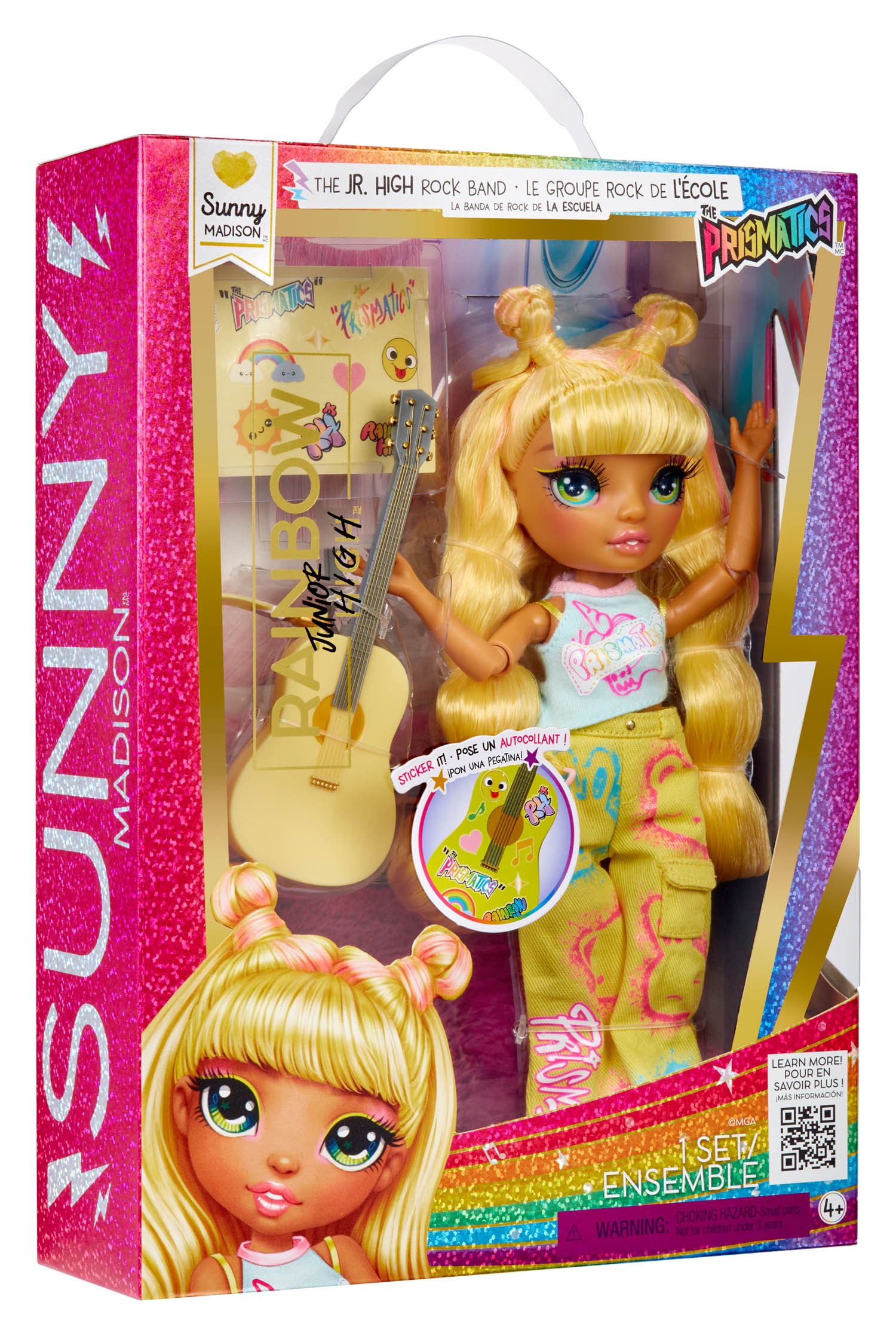 Dolăria de colecție 565628 - EUC Rainbow High Junior High Doll Sunny