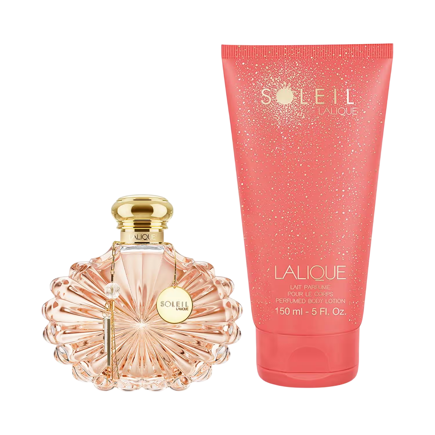 Set Lalique: Soleil, Perfume de parfum, Femei, 50 ml + Soleil, Hidratantă, Creme corporală, 150 ml