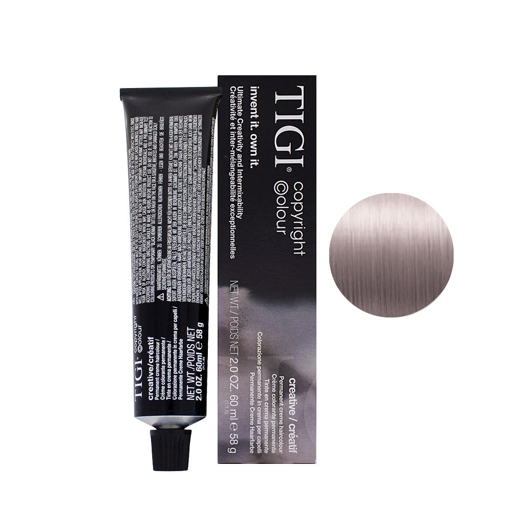 Tigi, Color Creative, Pălărie de par permanentă a părului, 9 / 02 Foarte deschis Blond natural violet, 60 ml.