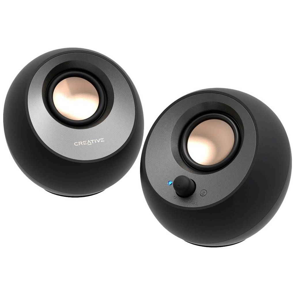 Creative Pebble V3 2.0 PC speaker Bluetooth®, Corded, Digital 16 W 51MF1700AA000