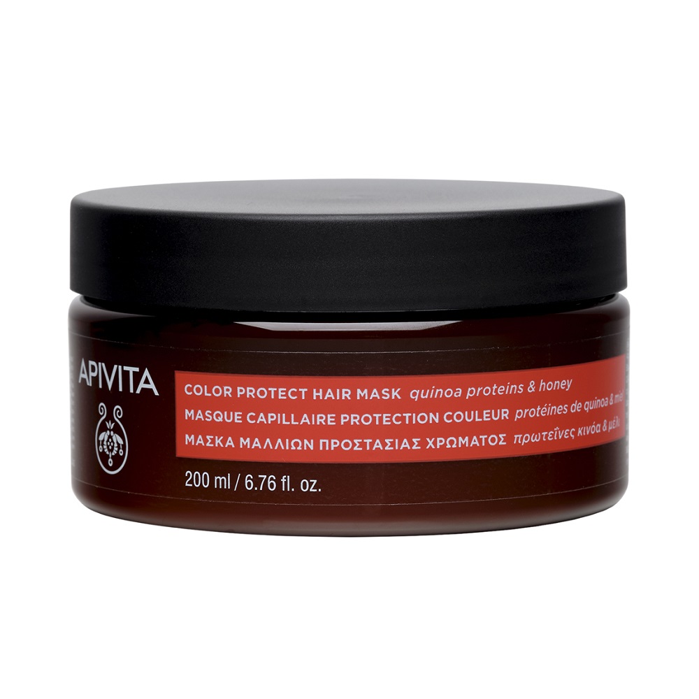 Apivita, Color Protect, Creme de tratament pentru păr, Protecție a culorii, 200 ml.