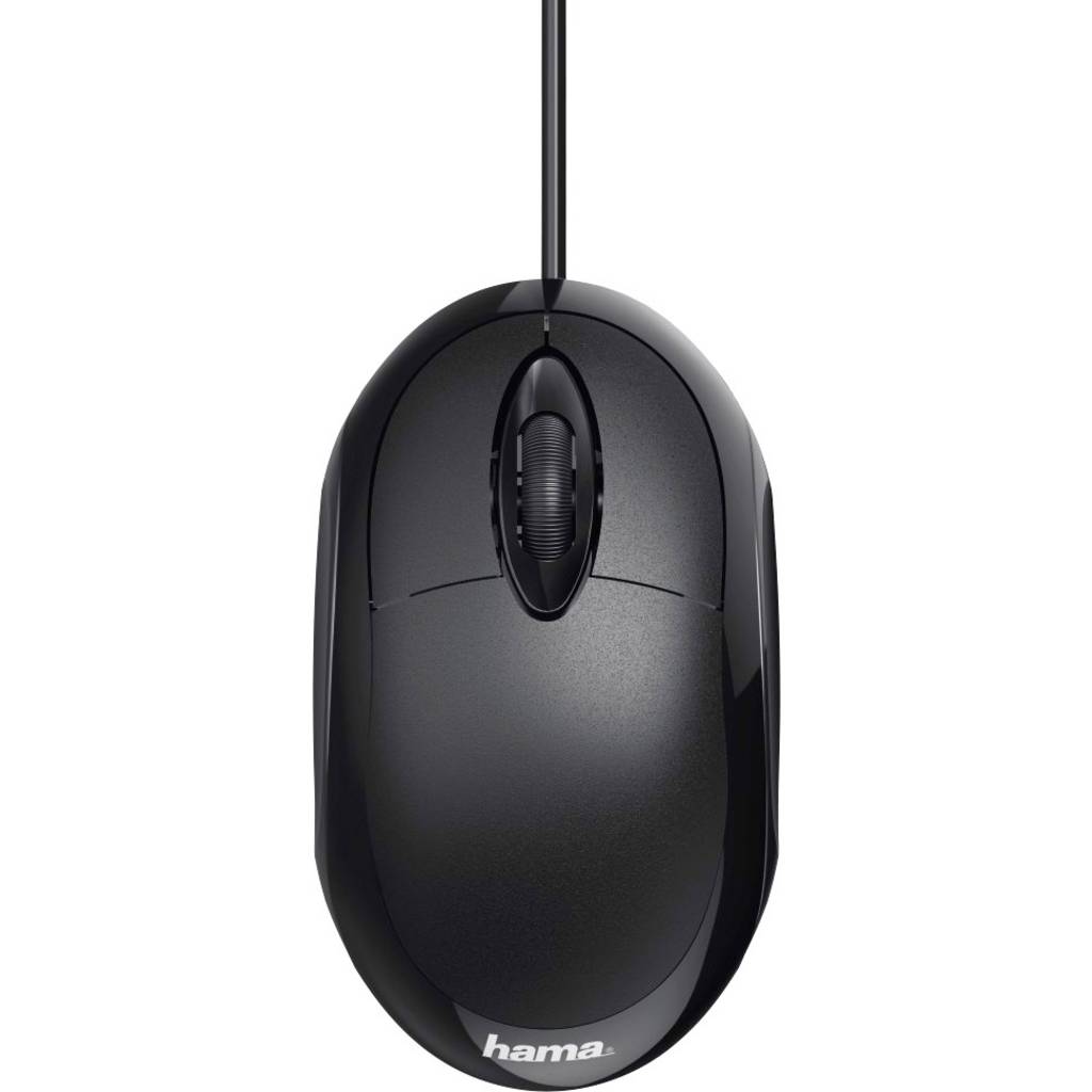 Hama MC-100 Mouse USB Optical Black 3 Buttons 1000 dpi 182600