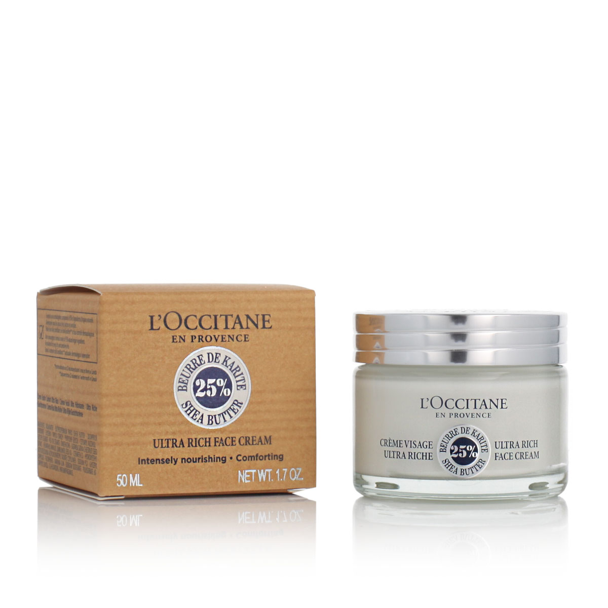 L'Occitane Smântână de Shea 25% Creme Facială Excesiv de Rică 50 ml
