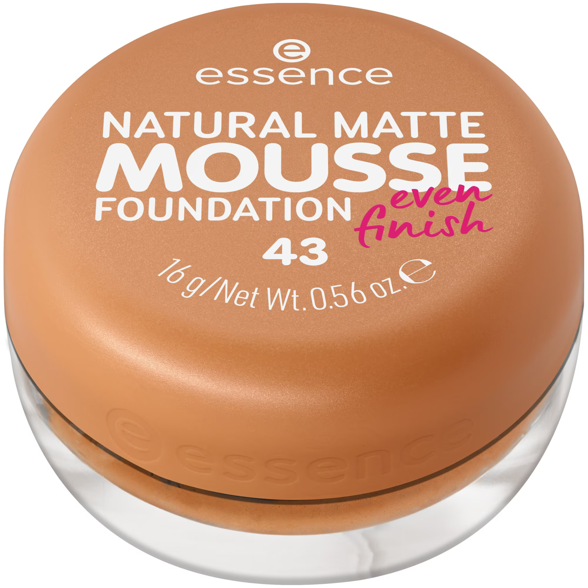 Essence, Matte Mousse, Cream Foundation, 43, 16 ml
