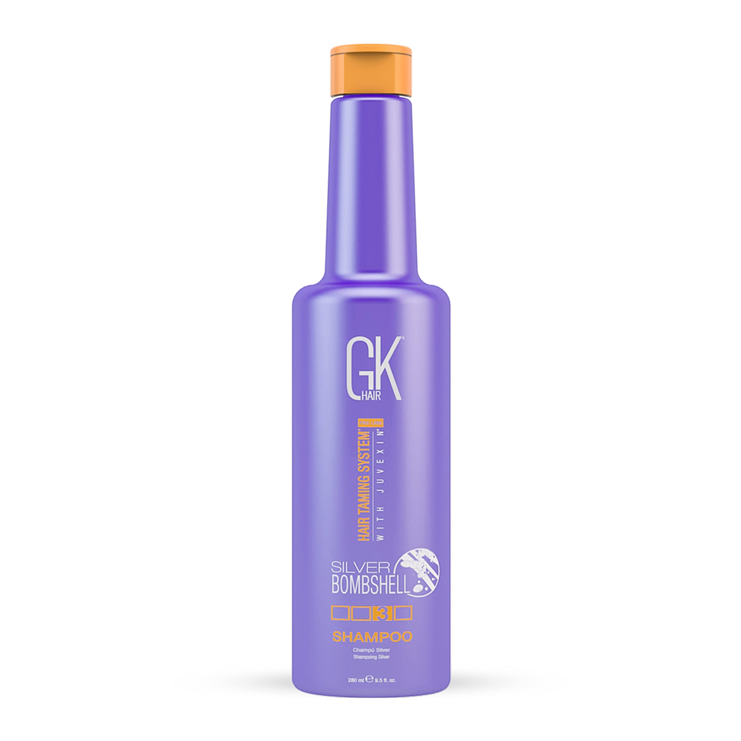 Globale Kerasin, Gümüş Bombshell Saç Şampuanı, Sarı Tonların Nötralizasyonu İçin, 280 ml