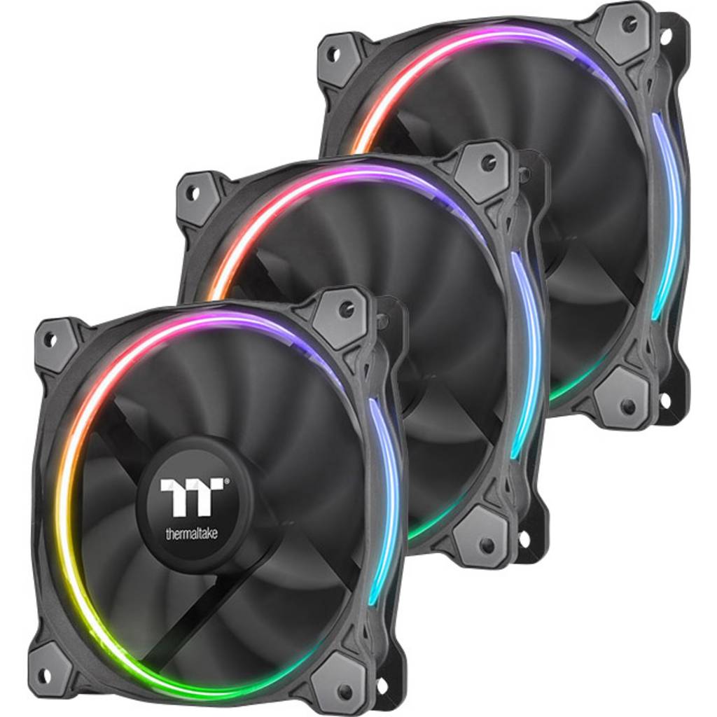 Thermaltake RIING 14 LED PC fan RGB (W x H x D) 140 x 140 x 25  CL-F051-PL14SW-A