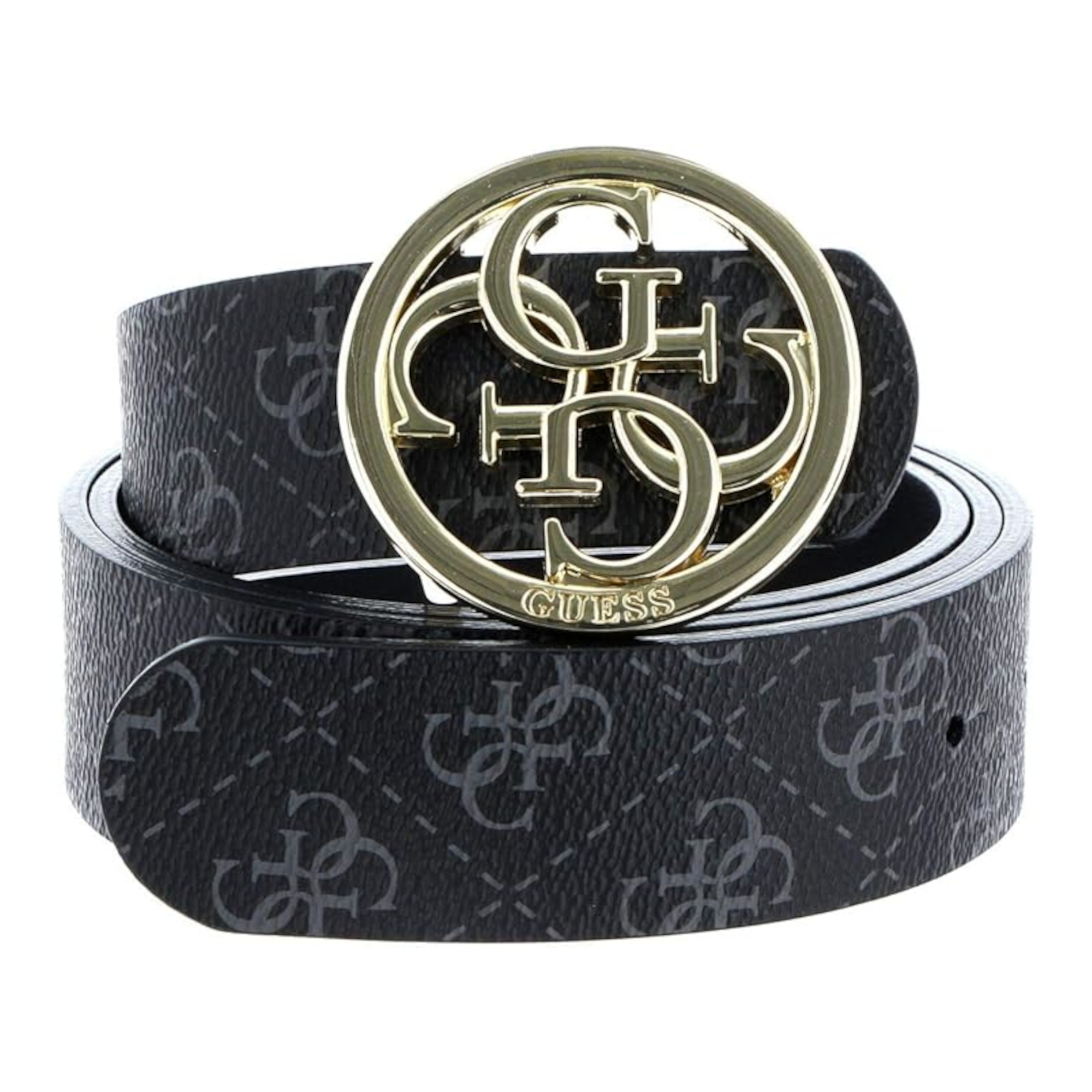 Guess, Jensen, Textile Belt, BW7411VIN35, Coal, For Women, Size M