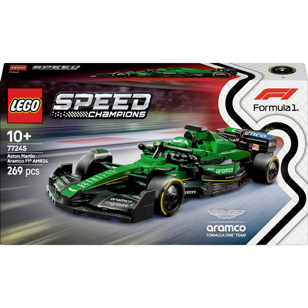 77245 LEGO® SPEED CHAMPIONS Mașina de curse Aston Martin Aramco F1® AMR24 77245