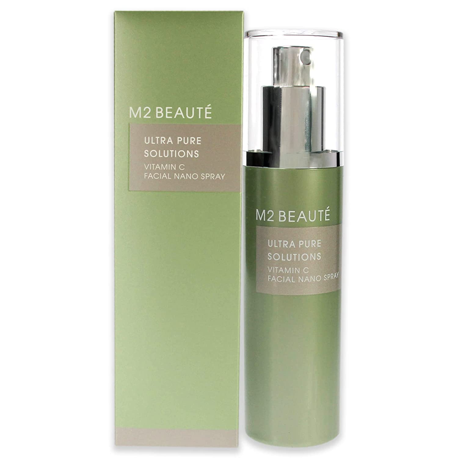 M2 Beaute, Soluții Purificate Excesiv, Vitamina C, Hidrantă, Sprai de Mijlocire, Pentru Față, 75 ml.