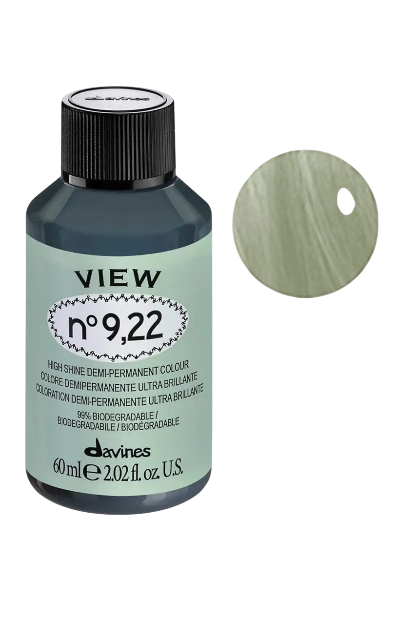 Davines, View, Demi-Permanent Hair Dye, 9.22 , 60 ml