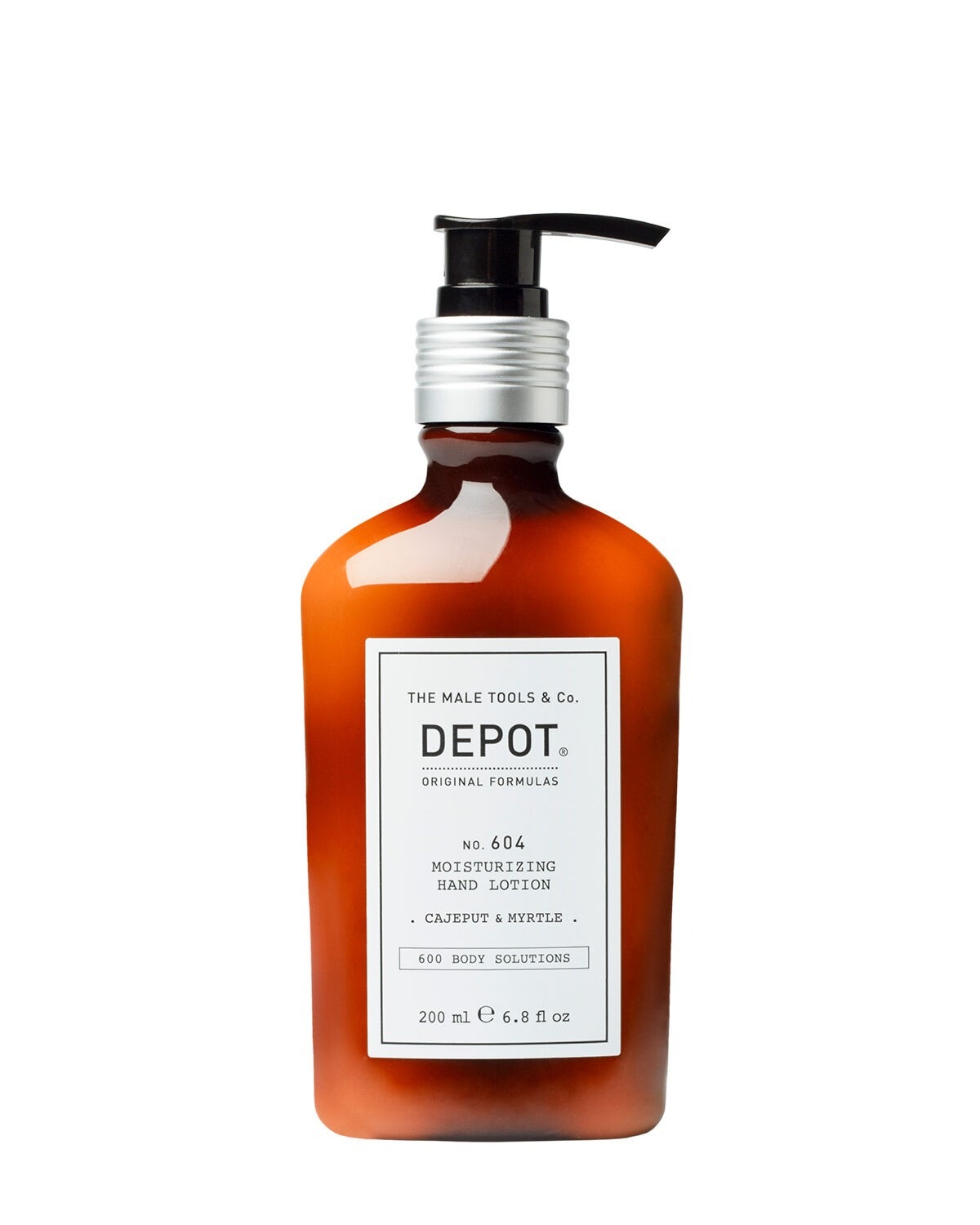 Depozitul nr. 600 Body Solutions Nr. 604, Glicerină, Îngrijire hidratantă, Zi, Cajeput și Mirt, Loțiune pentru mâini, 200 ml