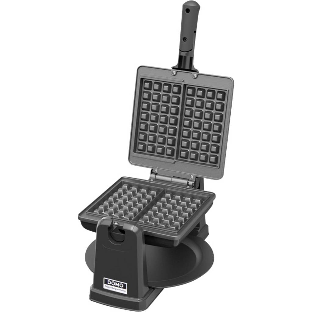 DOMO DO9224W Waffle maker Indicator light, hinged, Non-stick coating Bla DO9224W