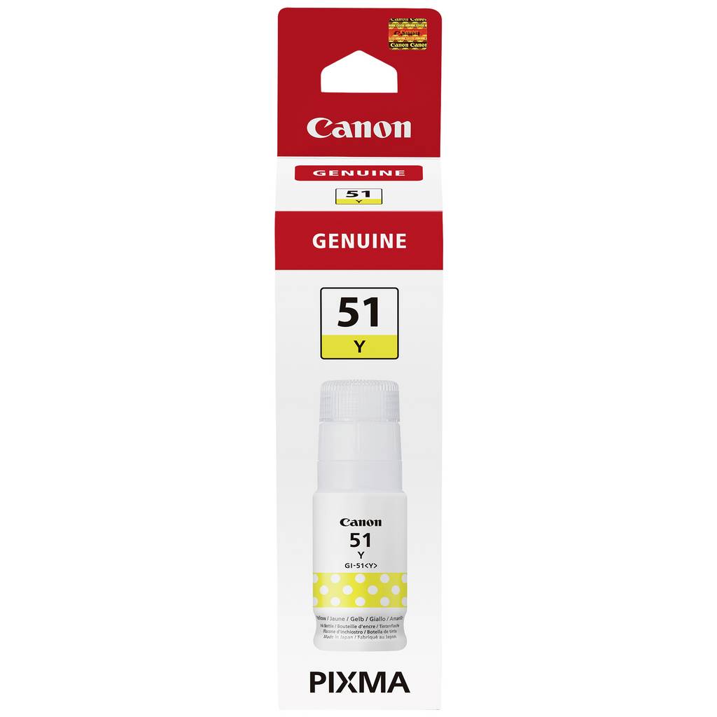 Canon 4548C001 GI-51Y Ink refill Original Canon Yellow 70 ml 4548C001