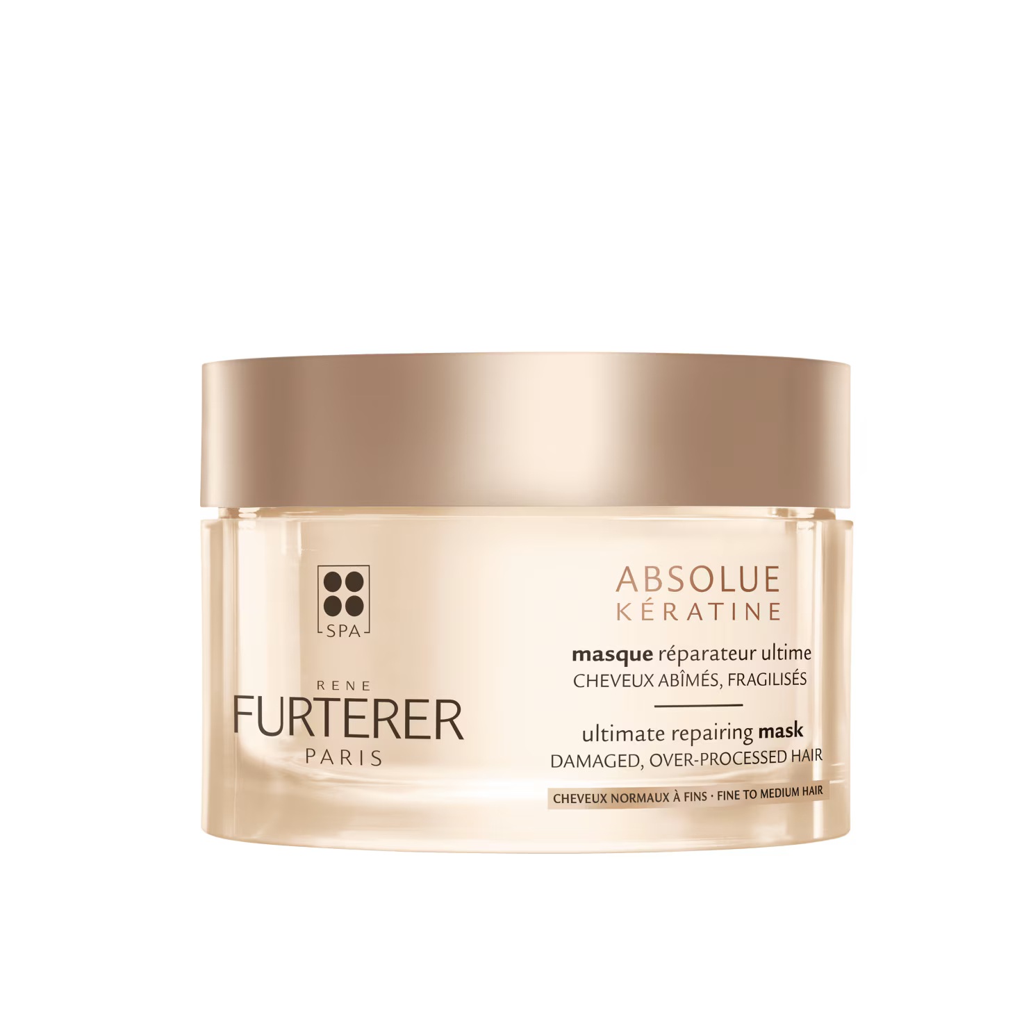 René Furterer, Absolu Kératine, Bitkisel Tabanlı, Saç Bakım Krema Maske, Onarıcı, 200 ml.
