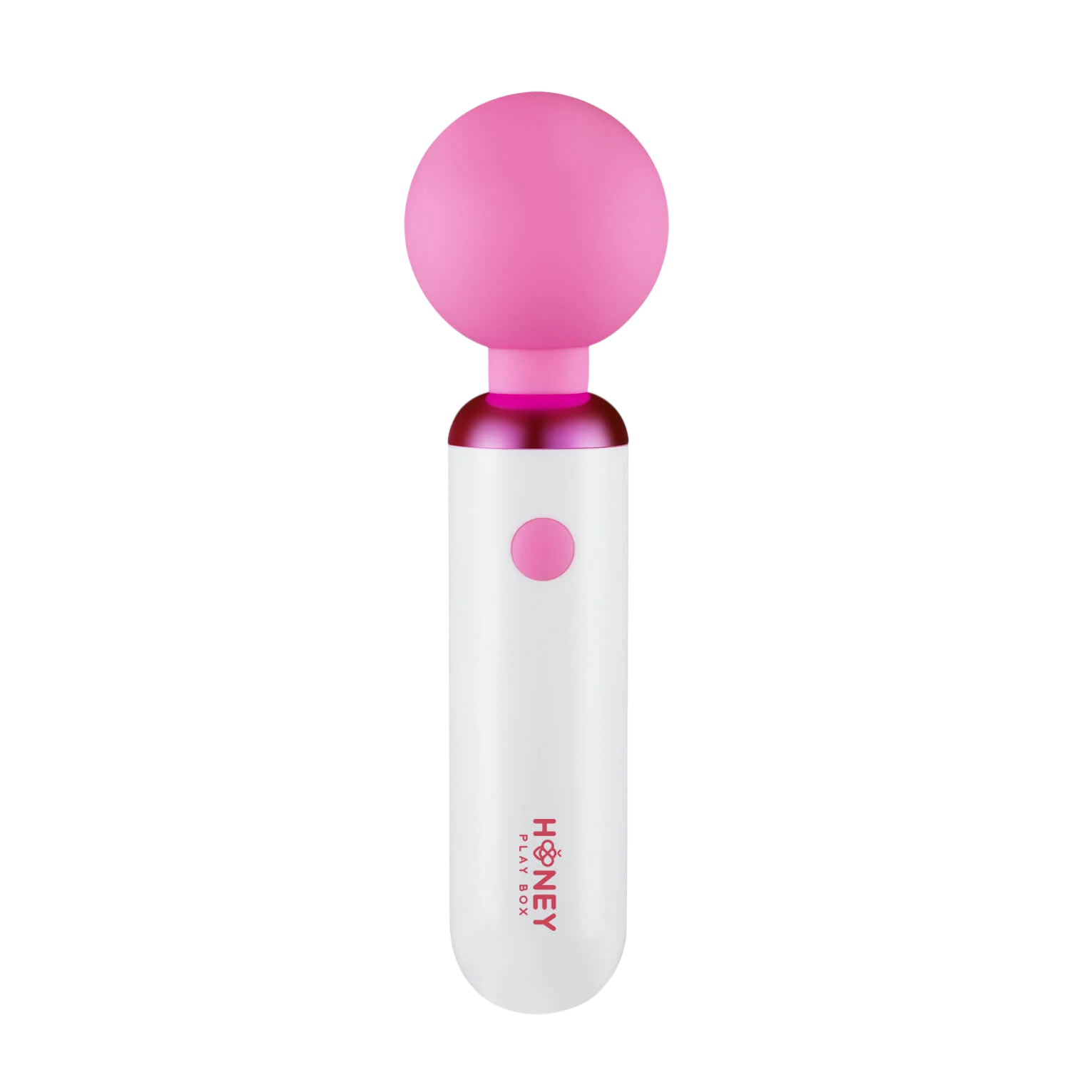 Honey Play Box, Pomi Wand, Clitoral Wand Vibrator, 10 Vibrating Modes, USB Rechargeable, Silicone+ABS, 17.60 × 4.70 × 4.70 cm, White