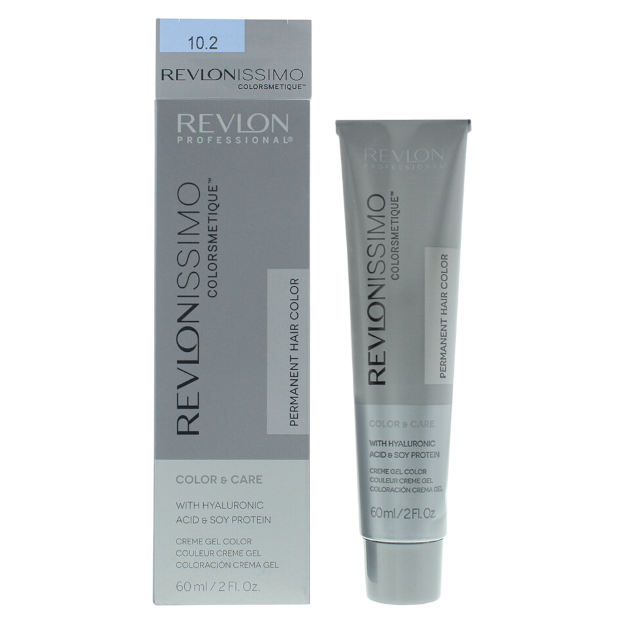 Revlon, Revlonissimo Colorsmetique, Permanent Hair Dye, 10.2 10.2 Pale Iridescent Blonde, 60 ml