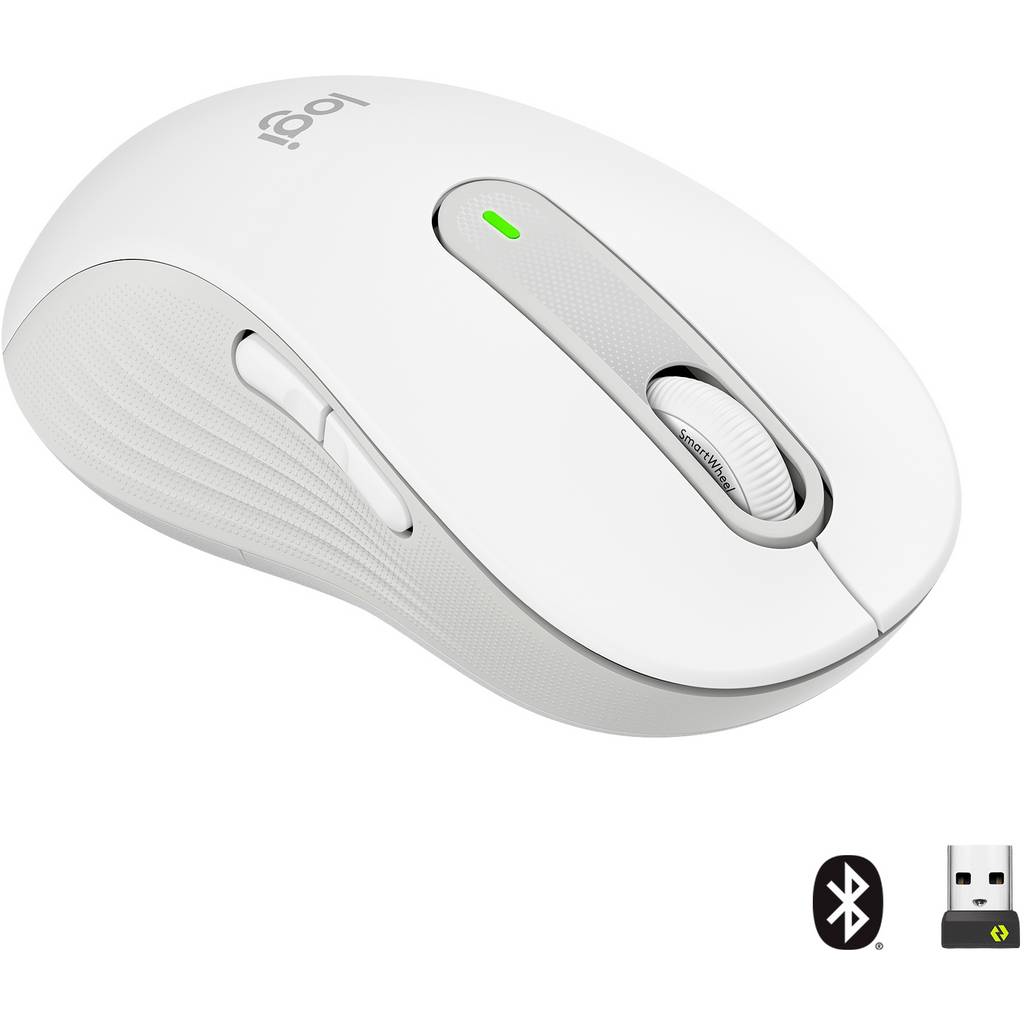 Logitech Signature M650 L LEFT Mouse Radio, Bluetooth® Size: L Optica 910-006240