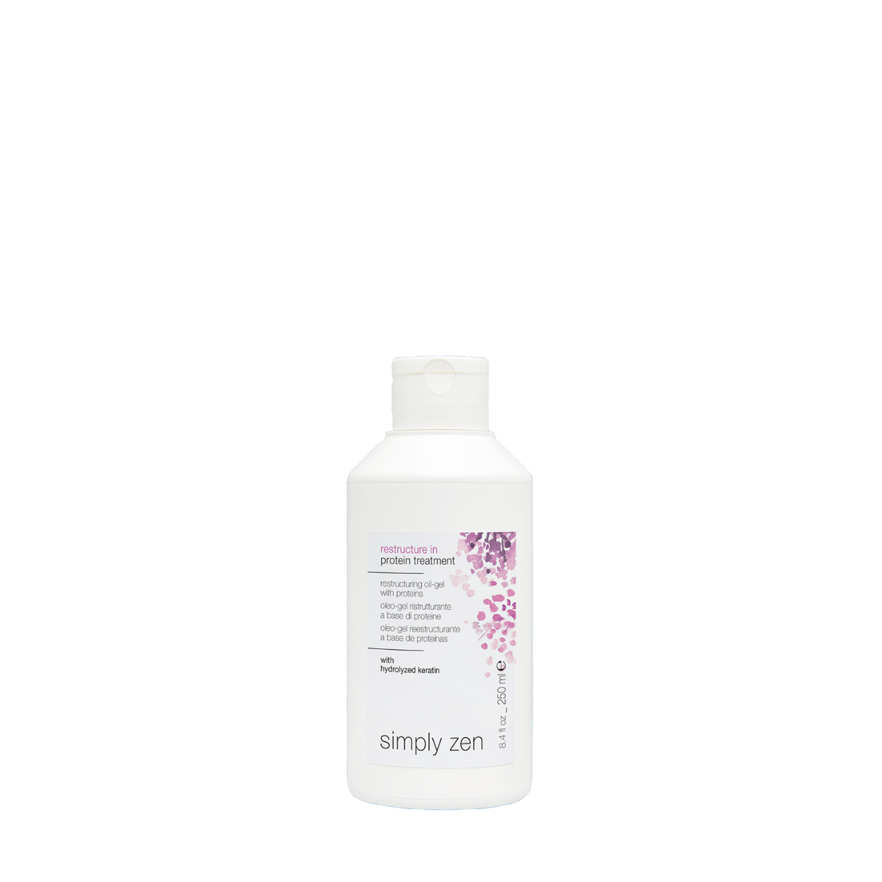 Simplu Zen, Restructurare în interior, Tratament cu ulei pentru păr, Pentru reconstrucție, 250 ml.