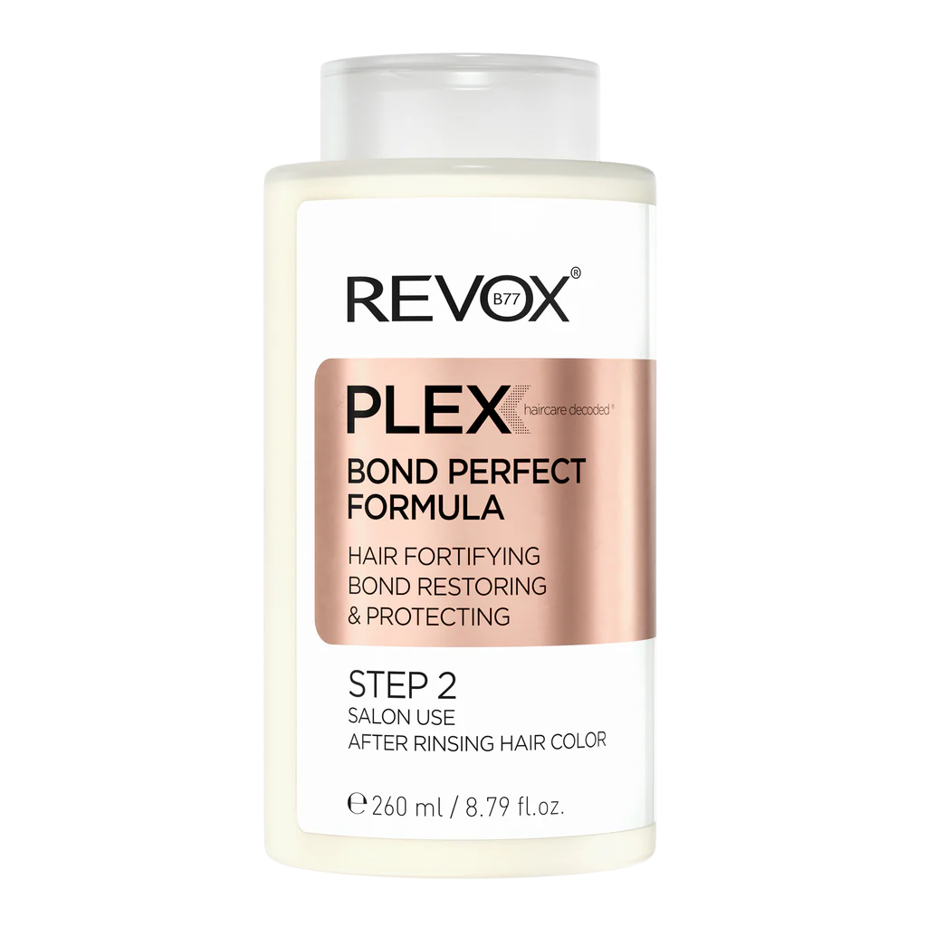 Revox B77, Plex Bond Step 2, Tratament cu cremă pentru păr, Reconectează legăturile și protejează, 260 ml.