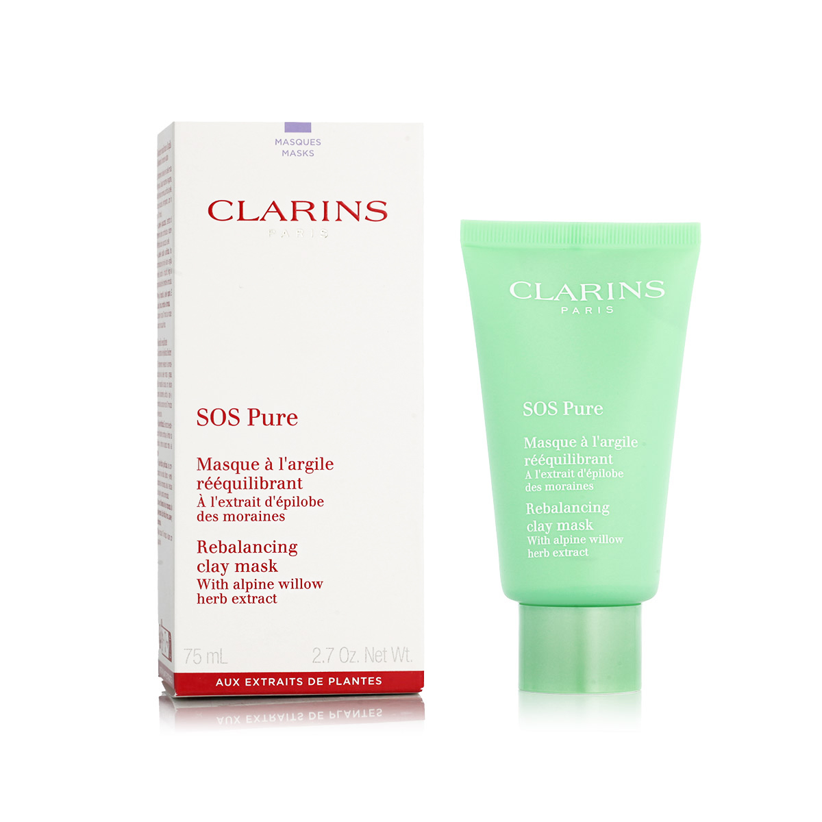 Clarins SOS Pure Rebalancing Clay Mask 75 ml