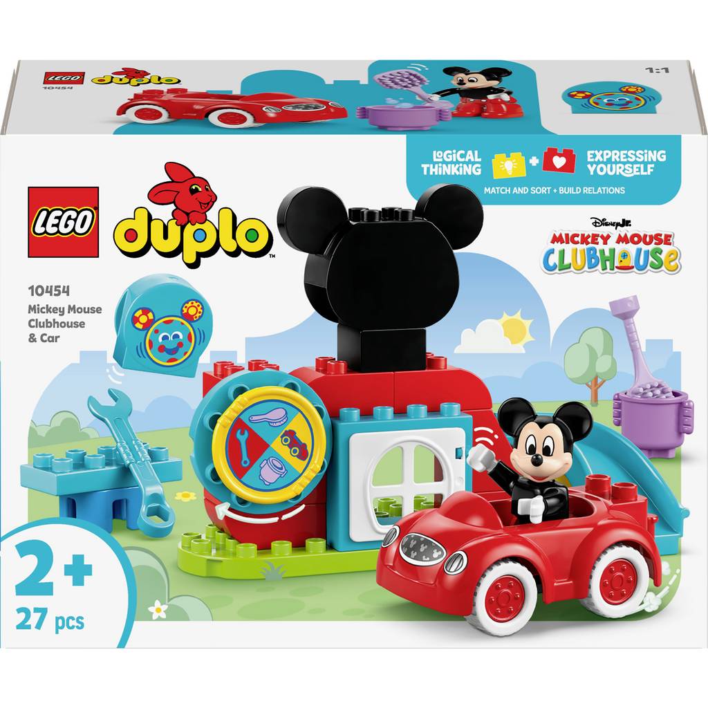 LEGO® DUPLO® Mickey'nin Kulübü ve Arabası (10454)