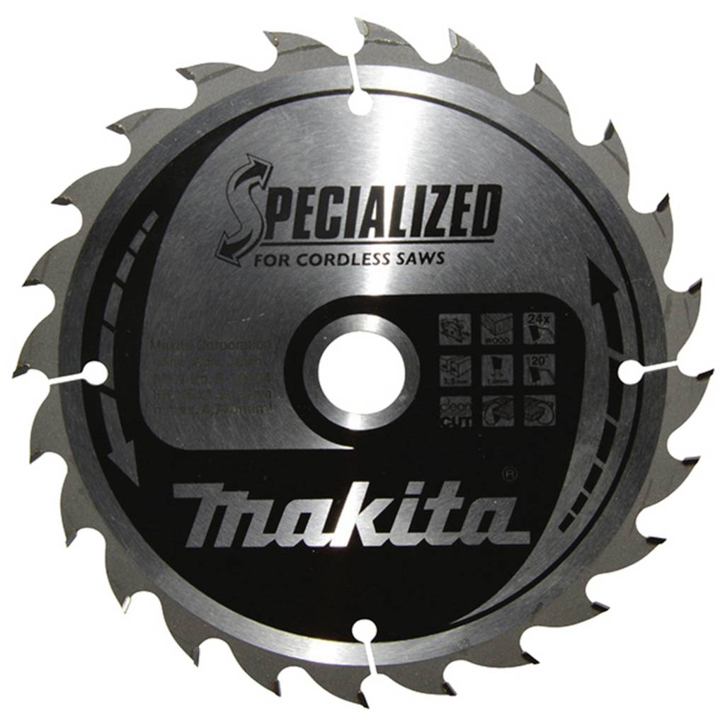 Makita SPECIALIZED B-32904 Carbide metal circular saw blade 165 x 20 x 1 B-32904