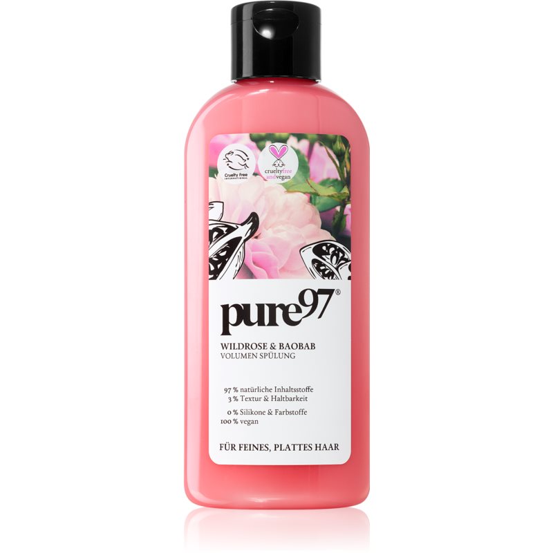 Pure97, Rose ve Baobab, Saç Bakımı Şampuanı, Ciltli Kıl için, 200 ml