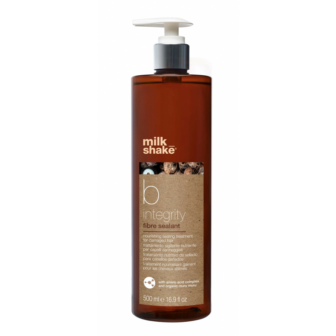 Milk Shake, Integrity Reconstruction System Fibre Sealant No.B, Hyaluronic Acid, Hair Lotion Treatment, For Repairing, 500 ml
