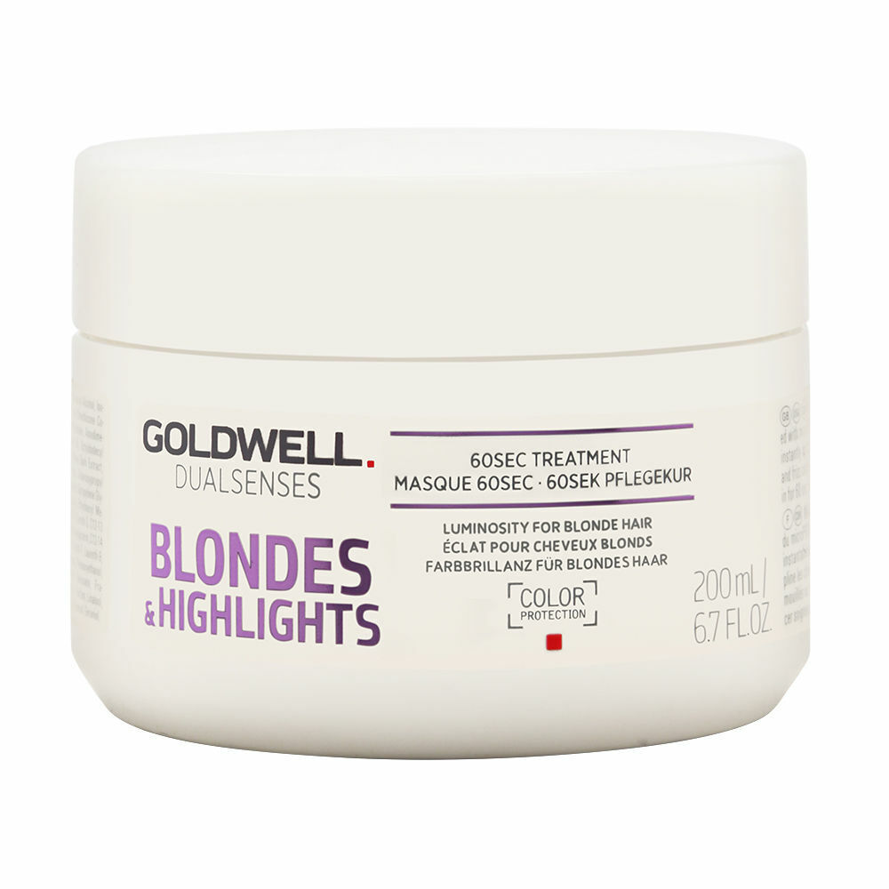 Goldwell, Dualsenses Blondes și Highlight-uri, Crema de tratament pentru păr, Masca, Protecție a culorii, 200 ml.