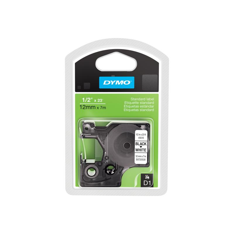 Dymo Band de Scris 45013 Negru Alb (S0720530)