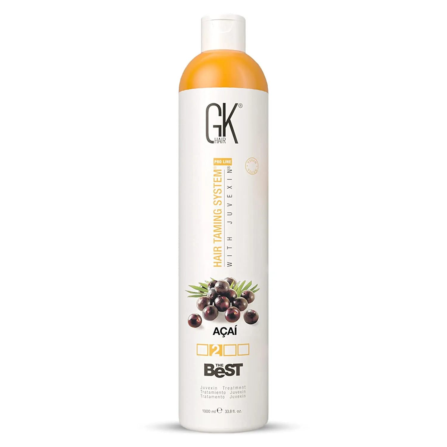 Dünya Kerasin, En İyi Açaı, Saç Krema Tedavisi, Düzleştirme İçin, 1000 ml.