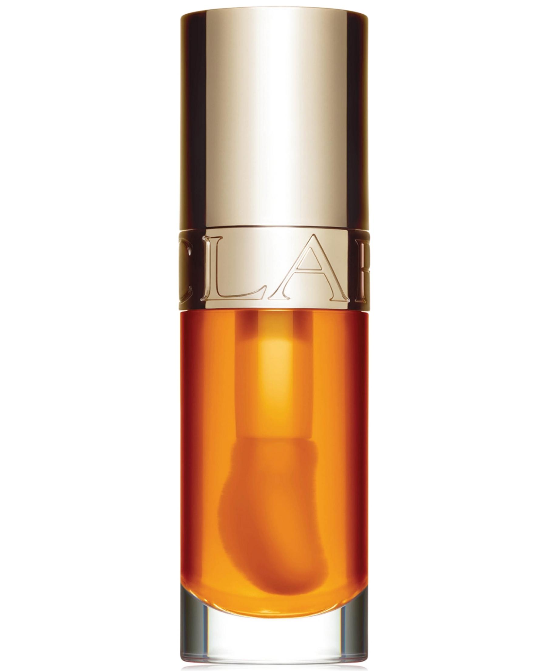 Clarins, Lip Comfort, Plumping, Lip Oil, 01, Honey, 7 ml