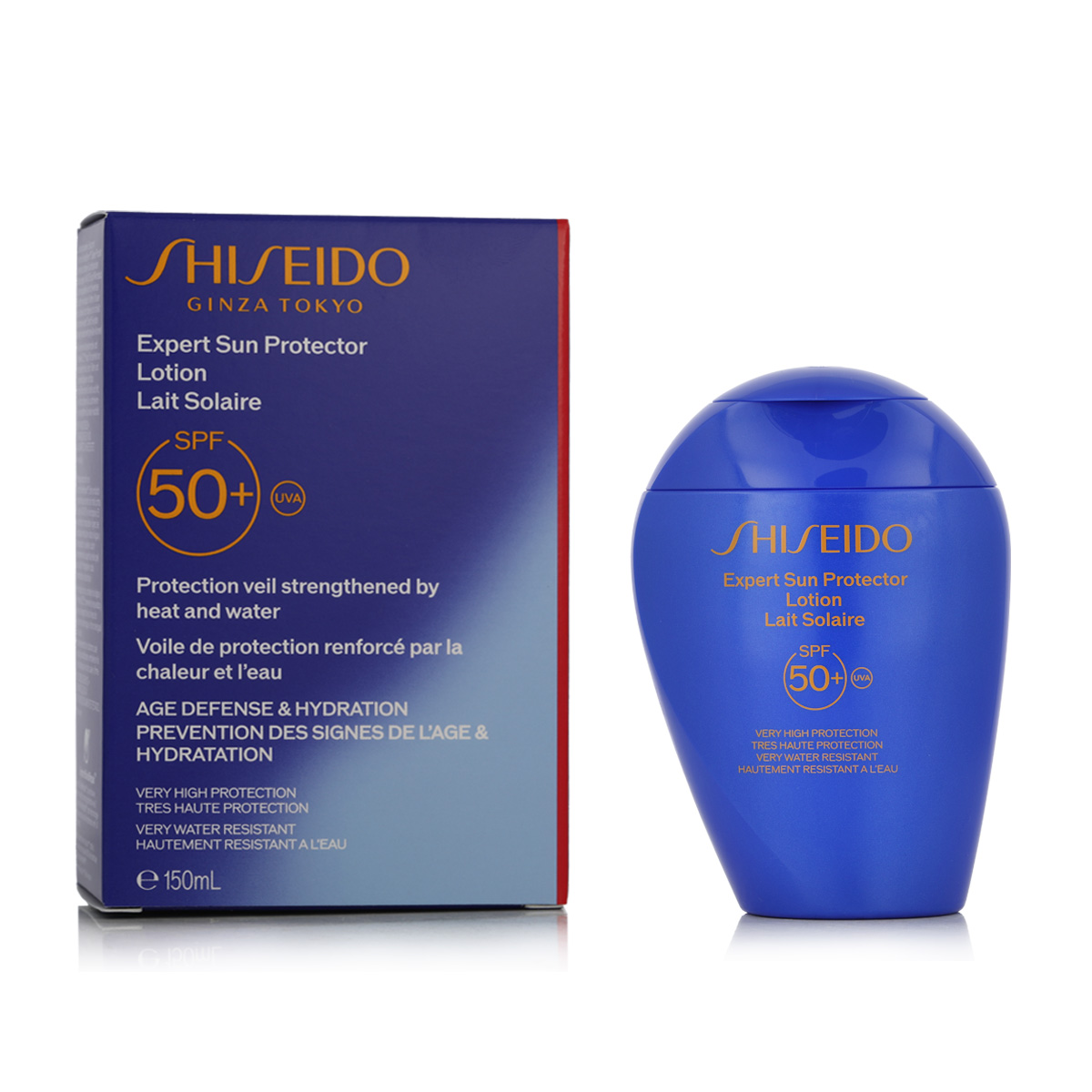 Shiseido Expert Protector Solar cu Fata si Corp Lichid SPF 50+ 150 ml
