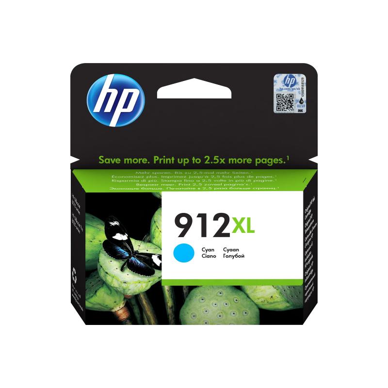 HP Ink No 912XL HP912XL HP 912XL Cyan (3YL81AE)
