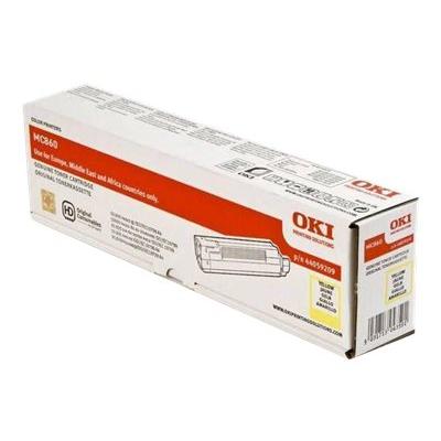 Oki Toner MC 860 Yellow Gelb 10k (44059209)